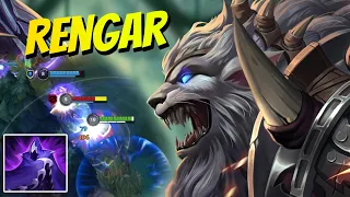 밤끝나오고 더쌔진 렝가 RENGAR NEW BUILD MORE STRONGER!