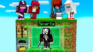 Minecraft: HACKER vs 4 ASESINOS 😱🔪 MINECRAFT SPEEDRUN - Sparta356