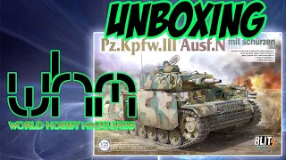 UNBOXING Takom Panzerkampfwagen III Pz.Kpfw.III Ausf.N mit schürzen