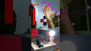 Lamp Control using Hand Gestures | Computer Vision with Arduino | CVZone