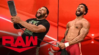 The Street Profits vs. AJ Styles & Omos: Raw, Nov. 22, 2021