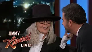 Diane Keaton Has a Hard Time Coming to Kimmel
