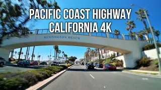 NewPort Beach to Huntington Beach, California Pacific Coast Highway | ASMR 4K Relaxing Driving Video