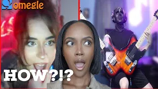 FIRST TIME REACTING TO | GUITARIST AMAZES PEOPLE ON OMEGLE WITH DOUBLE GUITAR REACTION