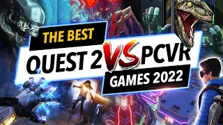 The BEST Quest 2 Games 2022 VS The BEST PCVR Games 2022