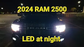 2024 RAM 3500 HD Laramie Cummins...the best lights of them all?  Night walkaround.