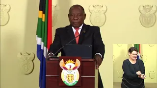 President Ramaphosa addresses the Nation on measures to combat Coronavirus in South Africa