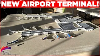 *NEW* AIRPORT TERMINAL! | Gemini Jets Tulsa International Airport 3D Printed Terminal Unboxing!