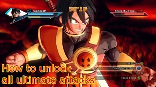 Dragon Ball Xenoverse All Ultimate Attacks