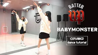 BABYMONSTER - 'BATTER UP' Dance Tutorial | EXPLAINED + Mirrored