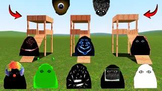 Angry Munci Family Vs Towers Nextbots in Gmod ???