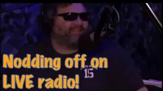 Artie Lange nodding off LIVE on Howard Stern