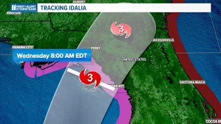 Hurricane Idalia set to make landfall in Florida Wednesday morning as a Category 3