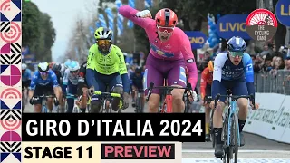 Giro d'Italia 2024 Stage 11 Preview - Can Anyone Stop Jonathan Milan and Lidl Trek?