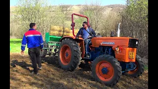 Sowing clover seeds-Tractor UTB 445 DT- Semănat lucernă cu un 4x4 robust-Farming Romania