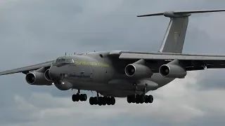 Ilyushin Il-76 'Candid' arrival at RIAT 2019