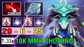 10K MMR Showing [Leshrac] Mid 100% Truly 1vs5 Max Spell Lifesteal Build Brutal Magic AoE Damage