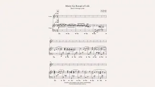 Merry Go Round of Life for Violin solo and Piano Accompaniment