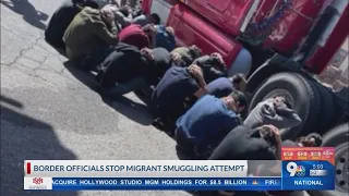 Border officials stop migrant smuggling attempt