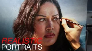 How to paint a portrait - REALISTIC PORTRAIT PAINTING TECHNIQUES in oils