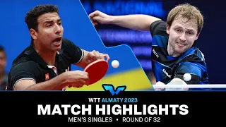 Omar Assar vs Benedikt Duda | MS R32 | WTT Contender Almaty 2023