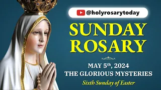 SUNDAY HOLY ROSARY 💙 MAY 5, 2024 💙 THE GLORIOUS MYSTERIES OF THE ROSARY [VIRTUAL] #holyrosarytoday