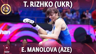 Tetiana Rizhko (UKR) vs Elis Manolova (AZE) - Final // European Championships 2022