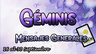 ♊Géminis, Septiembre 2021 (16 al 30)