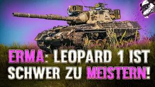 ERMA: Leopard 1 ist schwer zu meistern!  [World of Tanks - Gameplay - Deutsch]