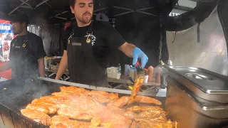 The Blackened "Cajun" Chicken from New Orleans. London Street Food