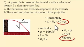 projectile motion part one