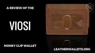 Viosi Leather Money Clip Wallet
