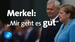 Erneuter Zitteranfall: Merkel weist Zweifel an ihrer Gesundheit zurück