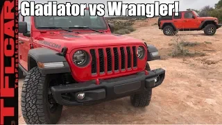 Gladiator vs Wrangler: Is The Jeep Gladiator More Than Just a Wrangler With a Truck Bed?