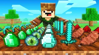 MINECRAFT mas TUDO que PLANTAR CRESCE