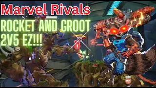 Rocket and Groot the best duo! - Marvel Rivals, Rocket Gameplay