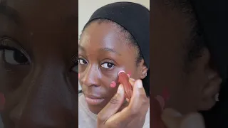 charlotte tilbury pink spring makeup dark skin | clean girl makeup #shorts