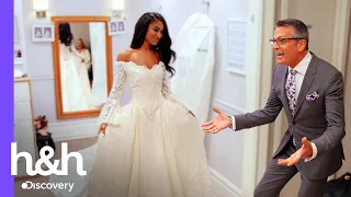 Novia sorprende a Randy luciendo el primer vestido que él diseñó | Vestido de Novia | Discovery H&H