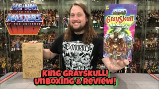 King Grayskull Eternia Masters of the Universe Unboxing & Review!