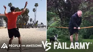 Slackline Wins Vs. Fails & More! | People Are Awesome Vs. FailArmy