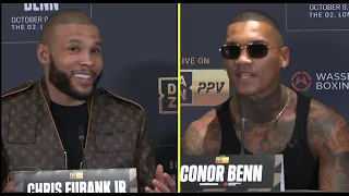 HEATED! - CHRIS EUBANK JR VS CONOR BENN (FULL & UNCUT) PRESS CONFERENCE