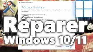 Réparer facilement Windows 10 ou 11 en cas de bug 🛠 La réinstallation sans perte de docs et d'applis