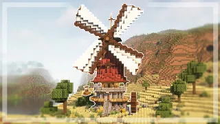 How to Build a Windmill in Minecraft - Tutorial