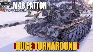 M48 Patton: 8.4k damage, 9 tanks destroyed - World of Tanks