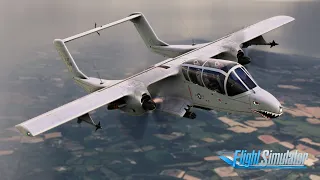 A new level of QUALITY! The amazing AzurPoly OV-10 Bronco | First Look Full Flight (MSFS)