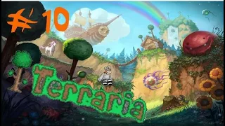 Terraria # 10 - Три босса за раз.