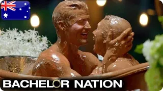 Richie's Heart Melts In Chocolate Bath With Alex | The Bachelor Australia