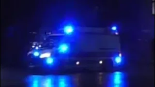 Estonian ambulance responding in Tartu / Tartu kiirabi vilkuritega