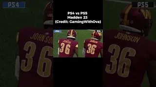 PS4 vs. PS5 (Madden 23) #series #shorts