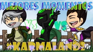 LOS MOMENTOS MÁS GRACIOSOS DE #KARMALAND2 ( Vegetta777 , Willyrex , sTaXx )